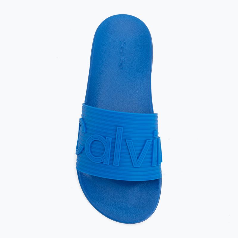 Schlappen Herren Calvin Klein HM0HM02113 Ess Texture lapis blue 5