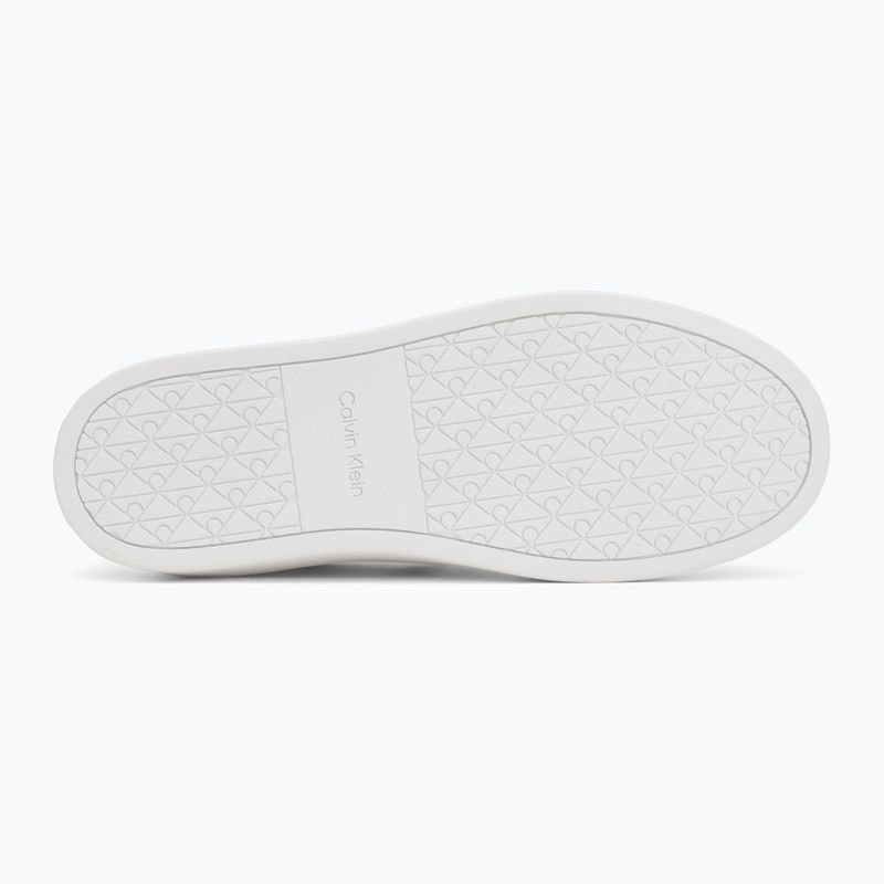 Herren Schuhe Calvin Klein HM0HM02237 Classic Cups Lace Leather EMB Tongue bright white/black 4