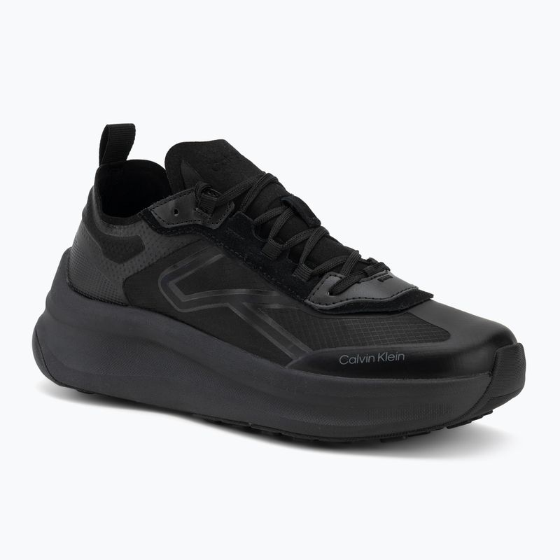 Herrenschuhe Calvin Klein HM0HM02160 Chunky Run Laceup Ck Stripe triple black