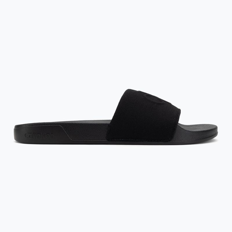 Herren-Badelatschen Calvin Klein Ess Monogram triple black 2