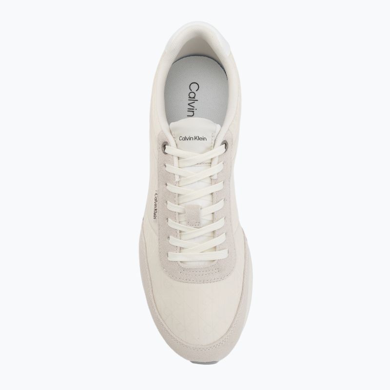 Herrenschuhe Calvin Klein HM0HM02140 Retro Runner Ripstop Aop marshmallow/bright white 5