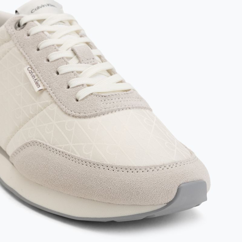 Herrenschuhe Calvin Klein HM0HM02140 Retro Runner Ripstop Aop marshmallow/bright white 7