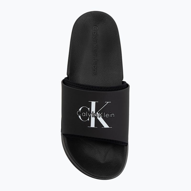 Schlappen Herren Calvin Klein HM0HM02229 Ess Rubber Neoprene triple black 5