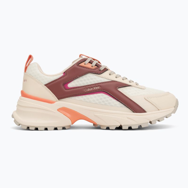 Damenschuhe Calvin Klein HW0HW03002 Hike Run Ckstripe Mesh off white/oatmeal/dusty rose 2