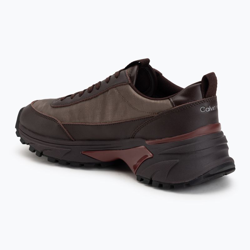 Damenschuhe Calvin Klein HW0HW02999 Hike Runner Organza Met Leather bordeaux/rhubarb 3