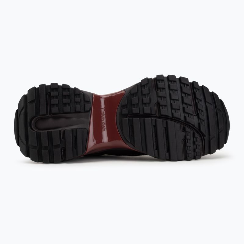 Damenschuhe Calvin Klein HW0HW02999 Hike Runner Organza Met Leather bordeaux/rhubarb 4