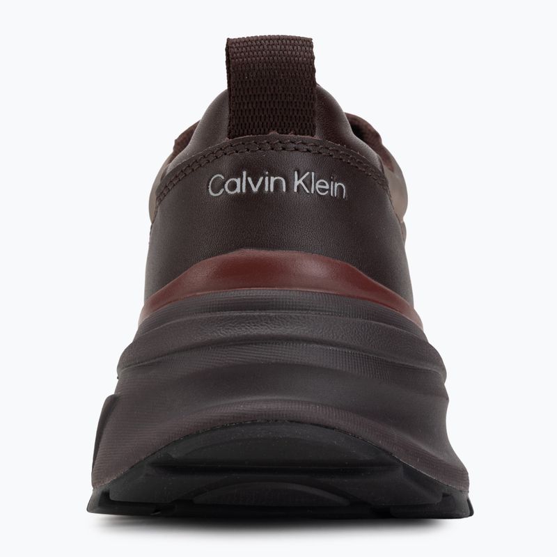 Damenschuhe Calvin Klein HW0HW02999 Hike Runner Organza Met Leather bordeaux/rhubarb 6