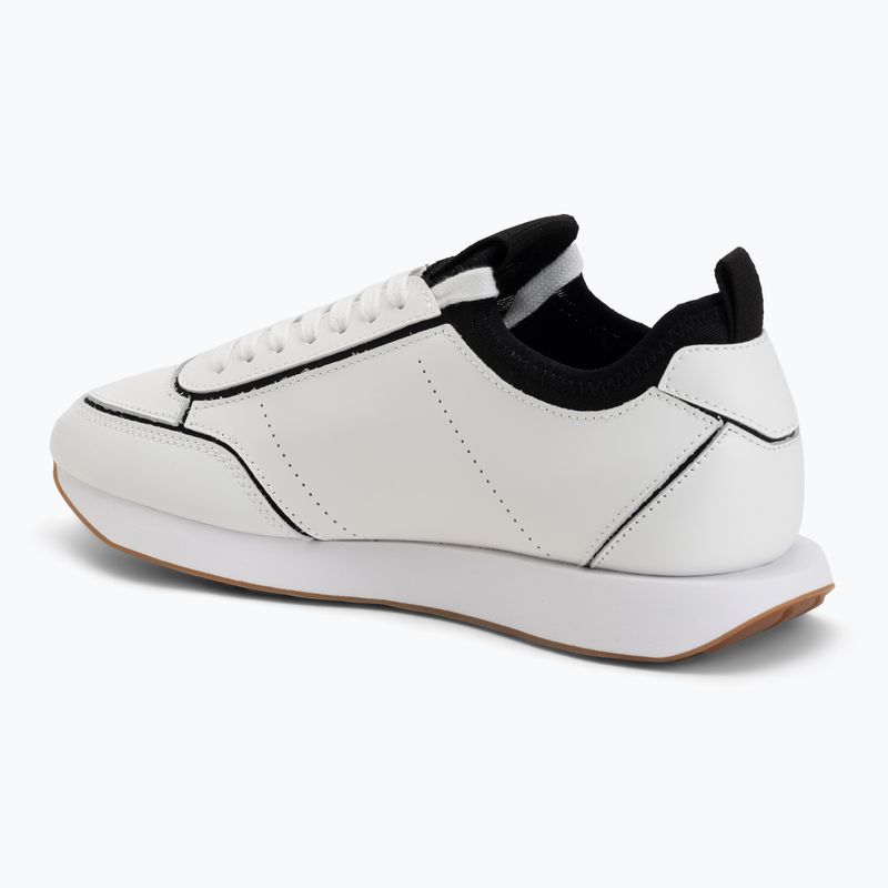 Damen-Schuhe Calvin Klein HW0HW02994 Retro Runner Sock Patch Leather bright white/black 3
