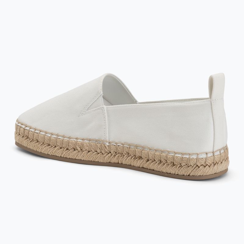 Damen-Espadrilles Calvin Klein HW0HW02931 Oblique Canvas Off White 3