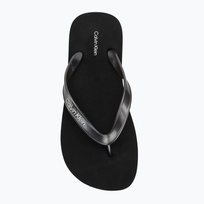 Flip-Flops Damen  Calvin Klein HW0HW02956 Tpu Metallic triple black 5