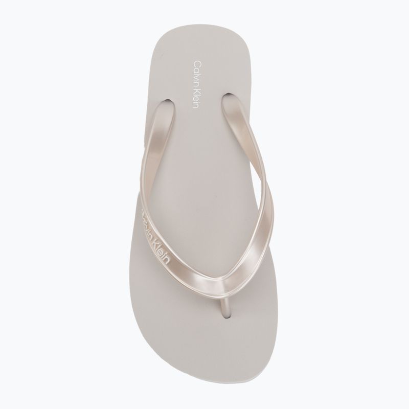 Flip-Flops Damen  Calvin Klein HW0HW03120 Flatform silver 5
