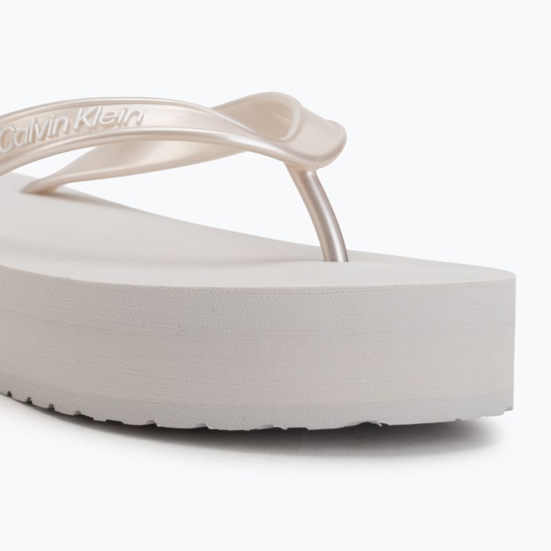 Flip-Flops Damen  Calvin Klein HW0HW03120 Flatform silver 7