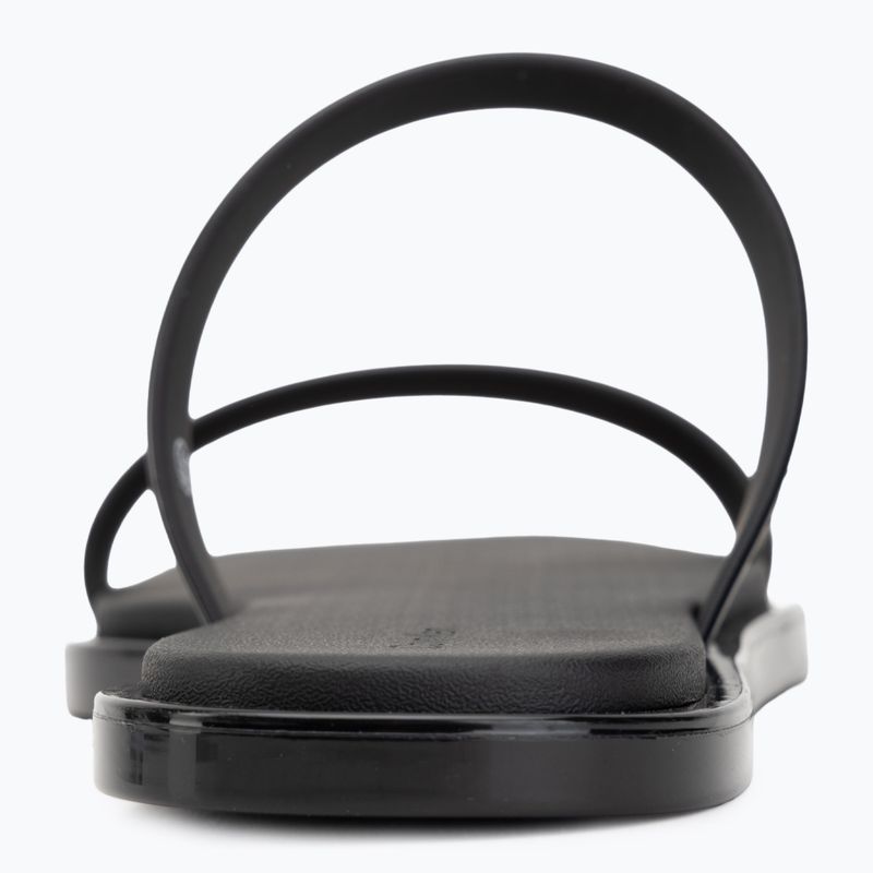 Schlappen Damen Calvin Klein HW0HW02963 Jelly Doub Bar Shiny triple black 6