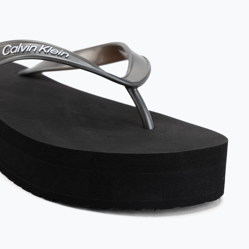 Damen Zehentrenner Calvin Klein HW0HW03120 Flatform triple black 7