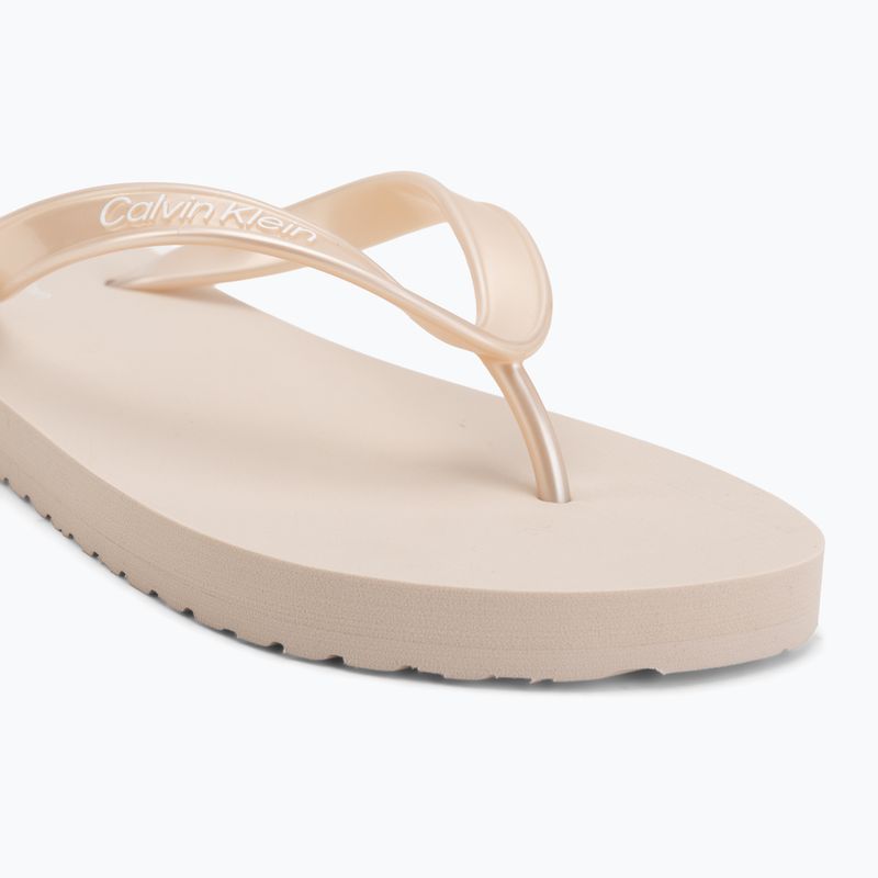 Flip-Flops Damen  Calvin Klein HW0HW02956 Tpu Metallic whisper pink 7