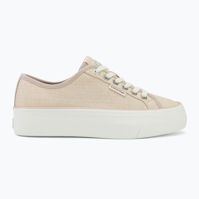Damenschuhe Calvin Klein HW0HW02970 Vulc Flatf Laceup Ripst whisper pink/key largo 2