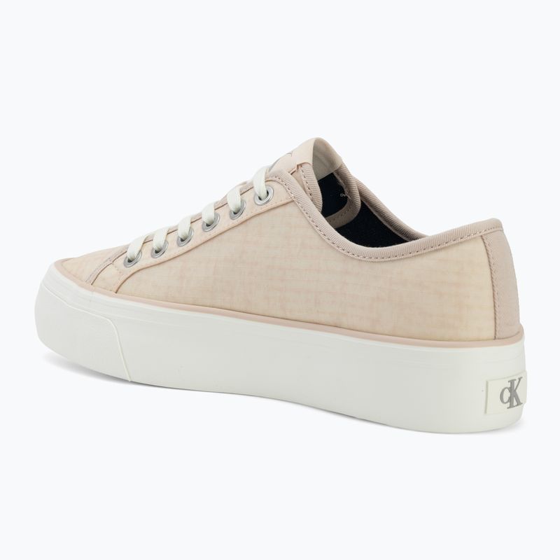 Damenschuhe Calvin Klein HW0HW02970 Vulc Flatf Laceup Ripst whisper pink/key largo 3