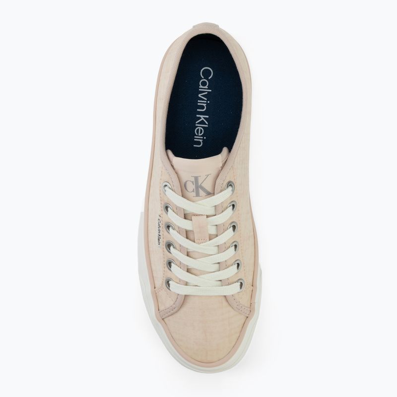 Damenschuhe Calvin Klein HW0HW02970 Vulc Flatf Laceup Ripst whisper pink/key largo 5