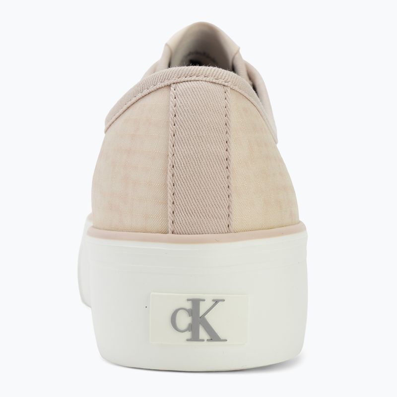 Damenschuhe Calvin Klein HW0HW02970 Vulc Flatf Laceup Ripst whisper pink/key largo 6