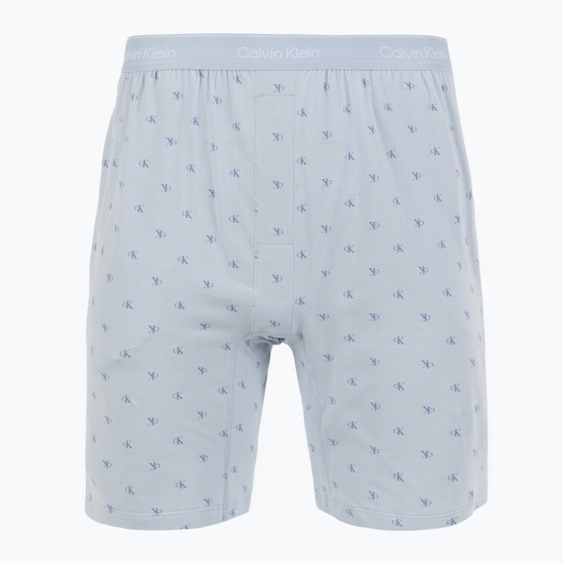 Herrenpyjama Calvin Klein LV00NM2900 breezy blue top w/diamond logo 6