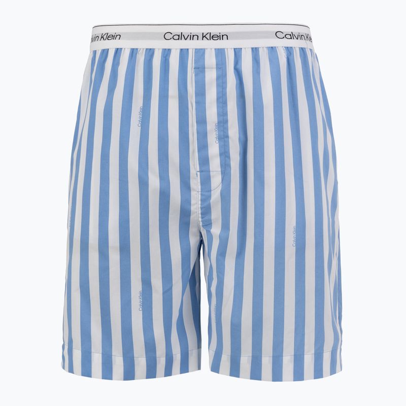 Herrenpyjama Calvin Klein LV00NM2903 classic white top/vertical boardway 6