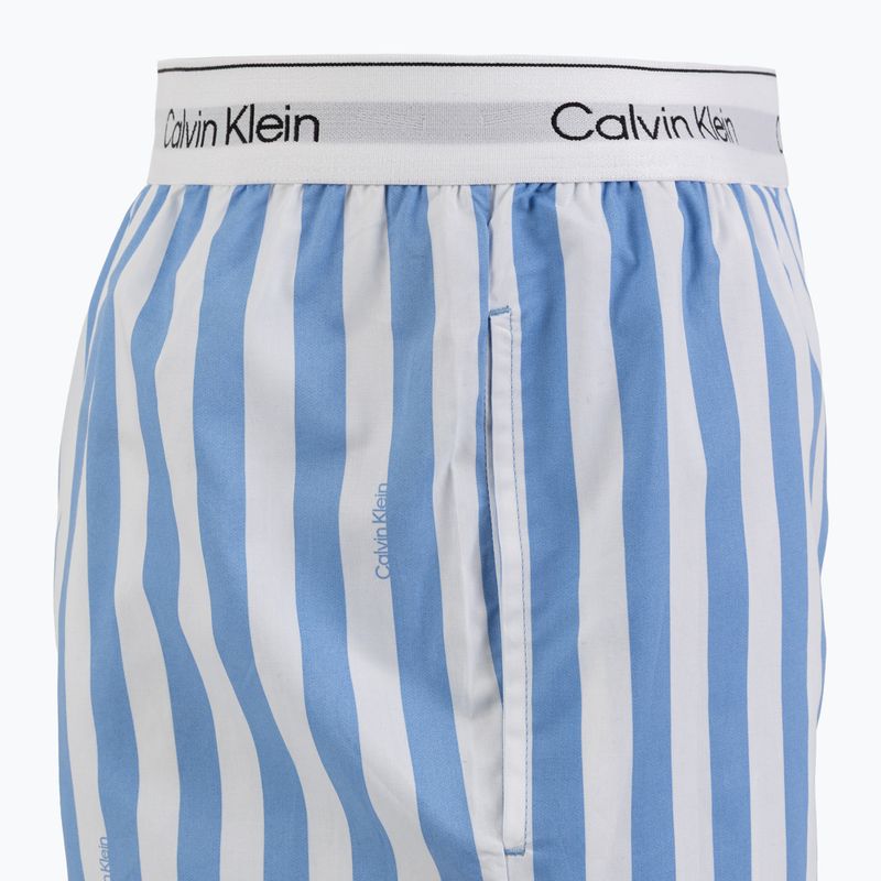 Herrenpyjama Calvin Klein LV00NM2903 classic white top/vertical boardway 8