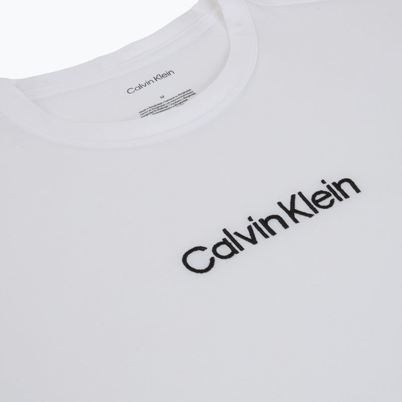 Herrenpyjama Calvin Klein LV00NM2903 classic white top/aurora stripe 5