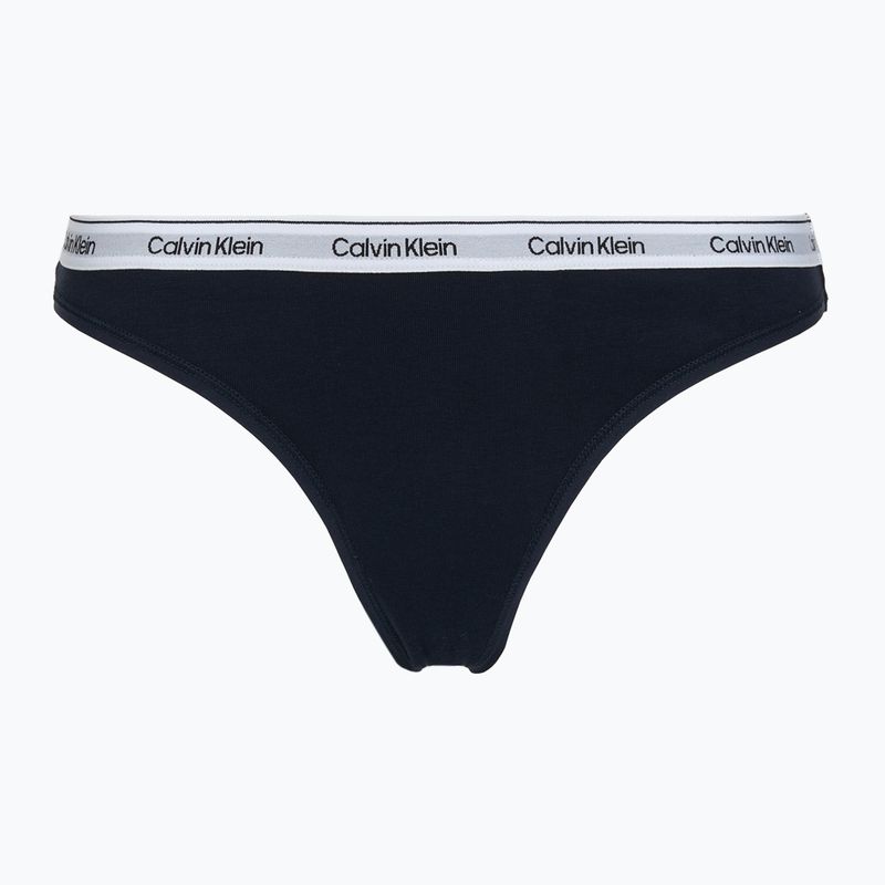 Damenstrings Calvin Klein LV00QD5209 Thong 3 pairs shoreline/snow heather/pear sorbe 4