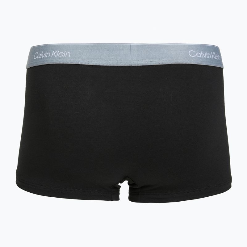 Herren-Boxershorts Calvin Klein LV00NB4390 Low Rise Trunk 5 pairs black wb/blue descent wb/green bi/khaki 7