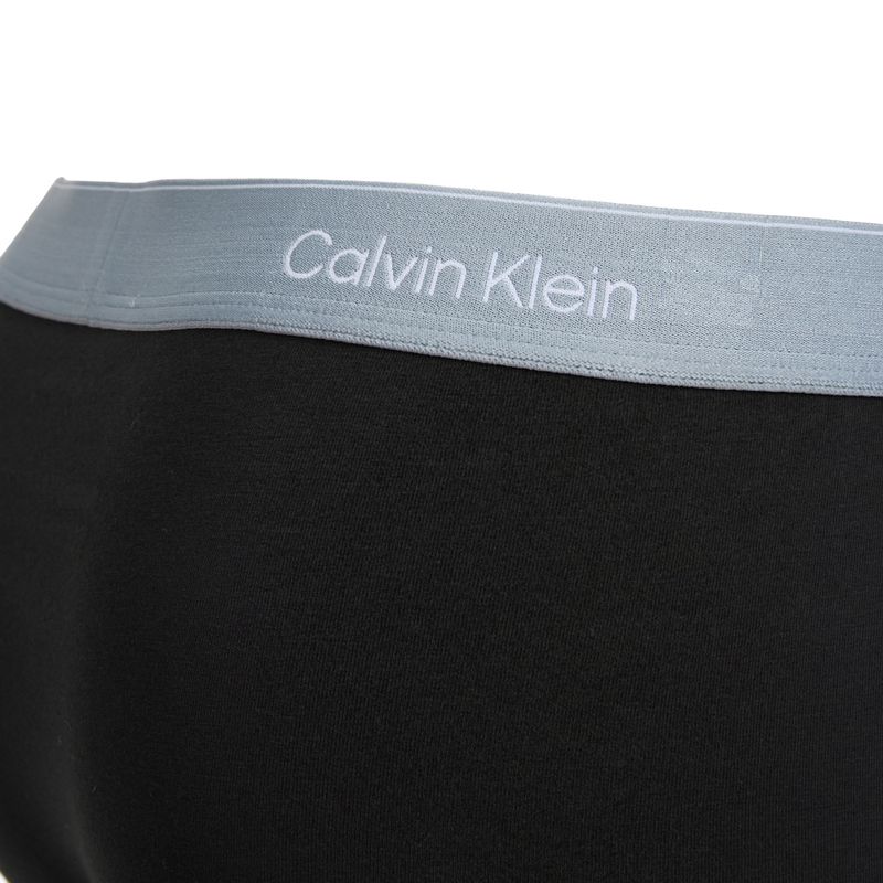 Herren-Boxershorts Calvin Klein LV00NB4390 Low Rise Trunk 5 pairs black wb/blue descent wb/green bi/khaki 8