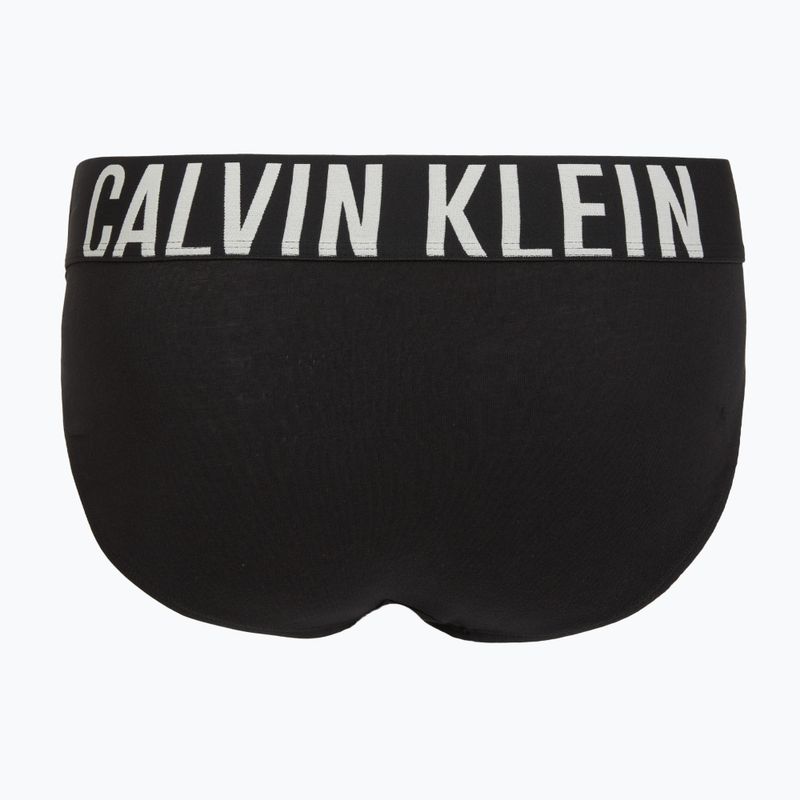Herren-Slips Calvin Klein 000NB3607A Hip Brief 3 pairs black with oatmeal logo/black with age 5