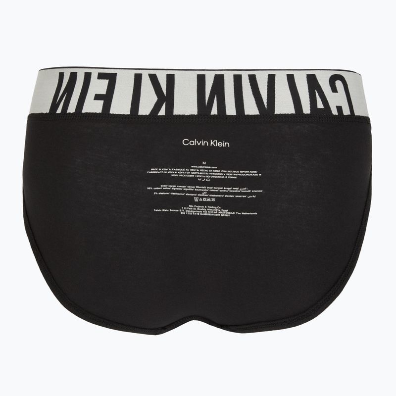 Herren-Slips Calvin Klein 000NB3607A Hip Brief 3 pairs black with oatmeal logo/black with age 7