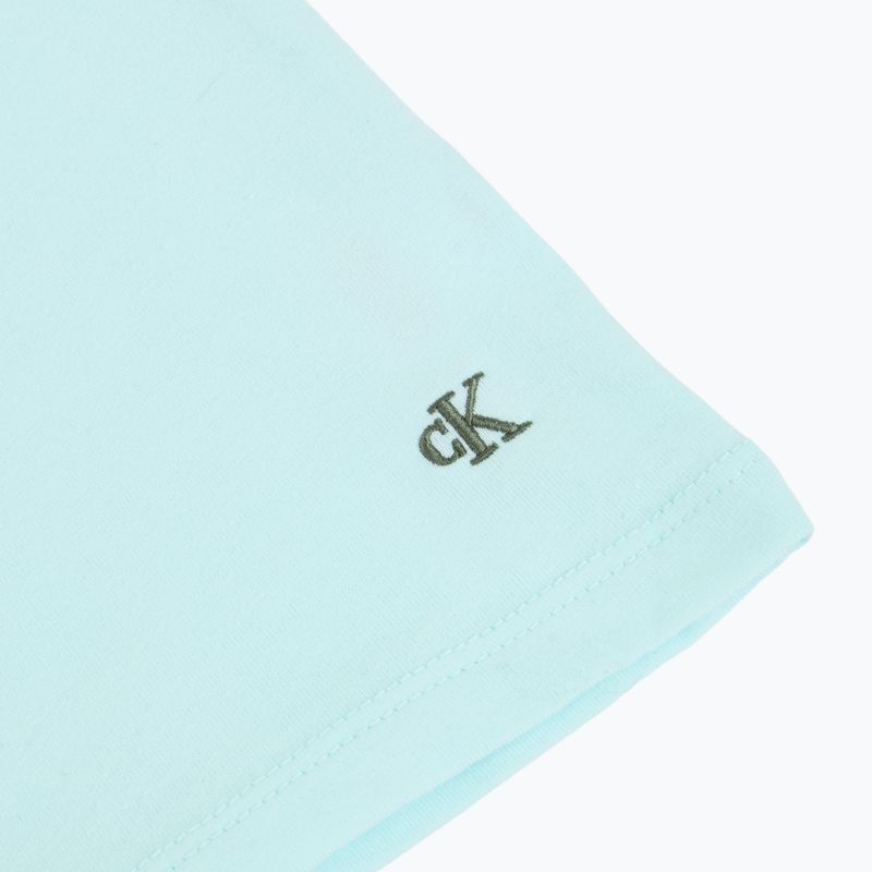 Herren T-Shirt Calvin Klein LV00NB4185 Crew Neck 3 pcs. black in sea spray emb/sea spray in 4