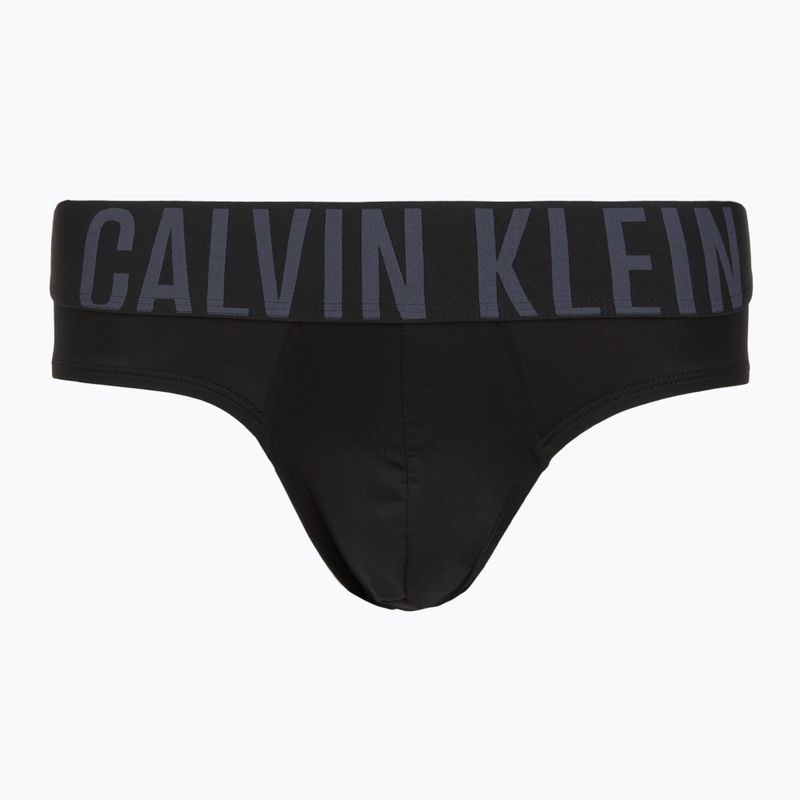 Herren-Slips Calvin Klein 000NB3610A Hip Brief 3 pairs black w/ombre blue logo/black w/c 5