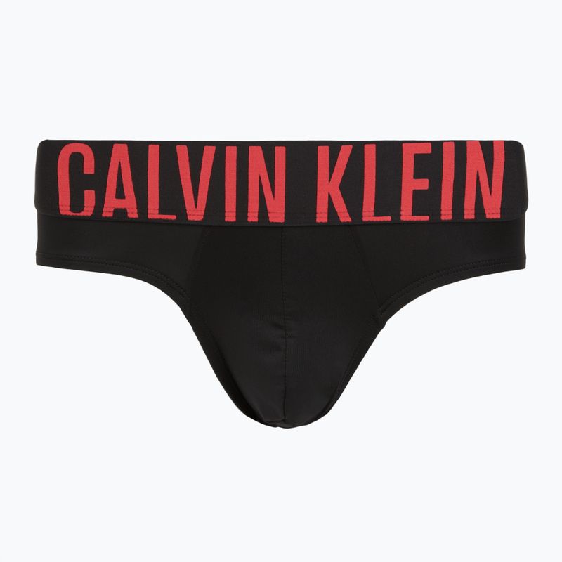 Herren-Slips Calvin Klein 000NB3610A Hip Brief 3 pairs black w/ombre blue logo/black w/c 6
