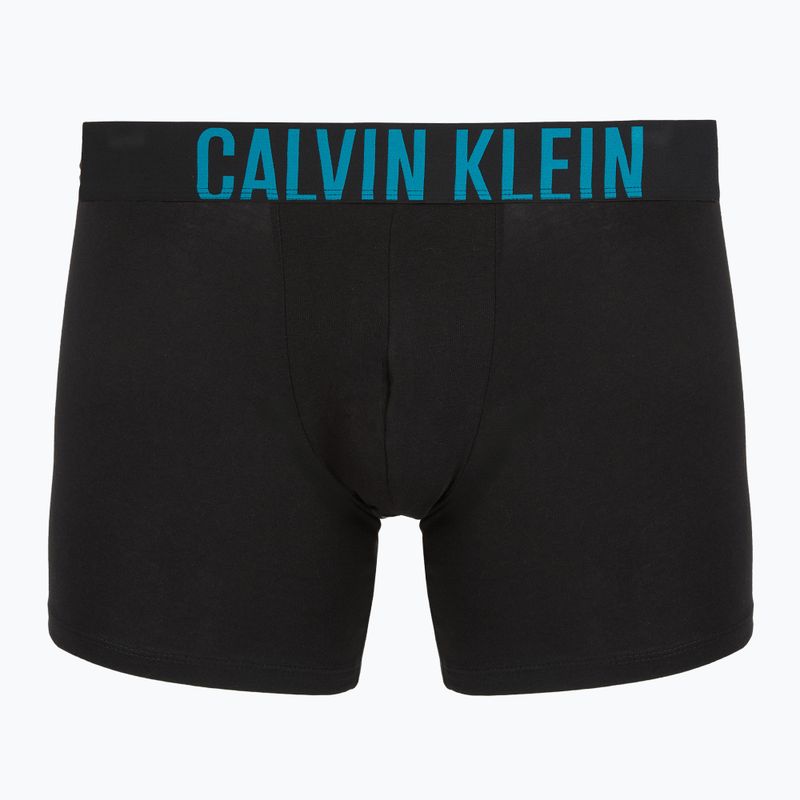 Boxershorts Calvin Klein 000NB3609A Boxer Brief 3 pairs black w/oatmeal logo/black w/age 3