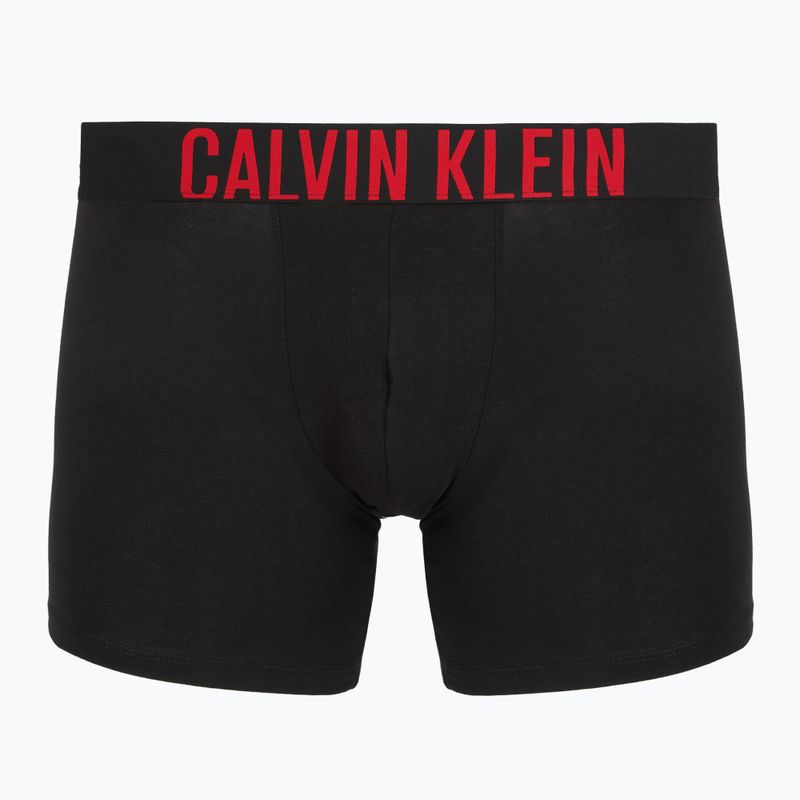 Boxershorts Calvin Klein 000NB3609A Boxer Brief 3 pairs black w/oatmeal logo/black w/age 4