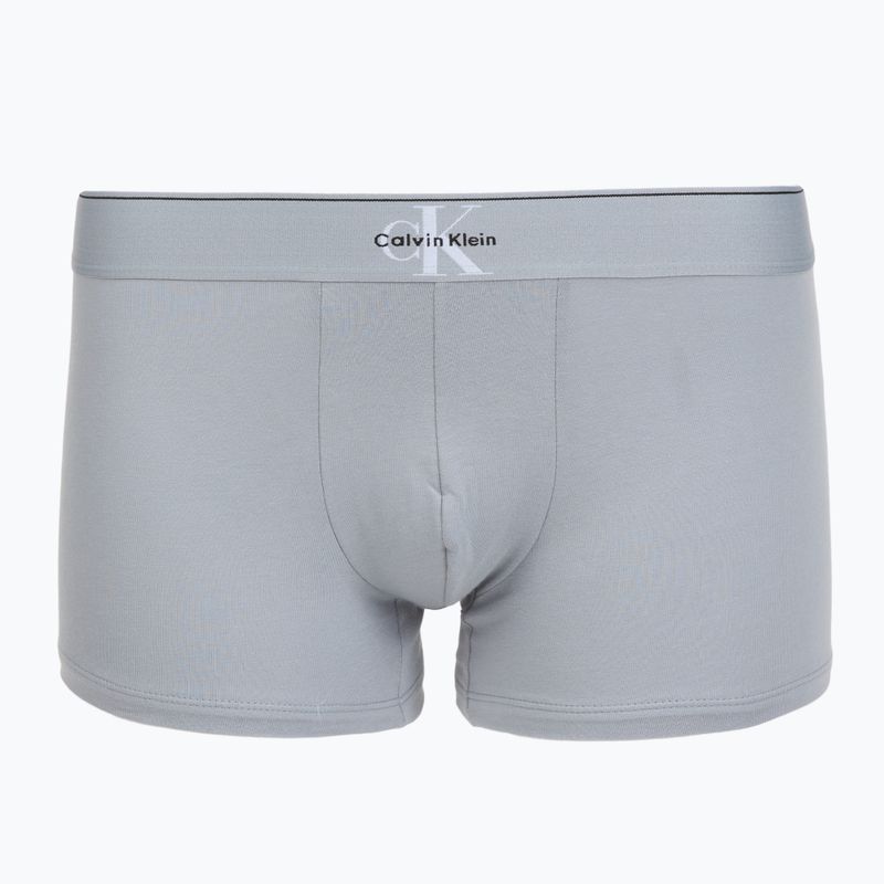 Herrenboxershorts Calvin Klein LV00NB4472 Trunk 3 pairs black/misty grey/white 5