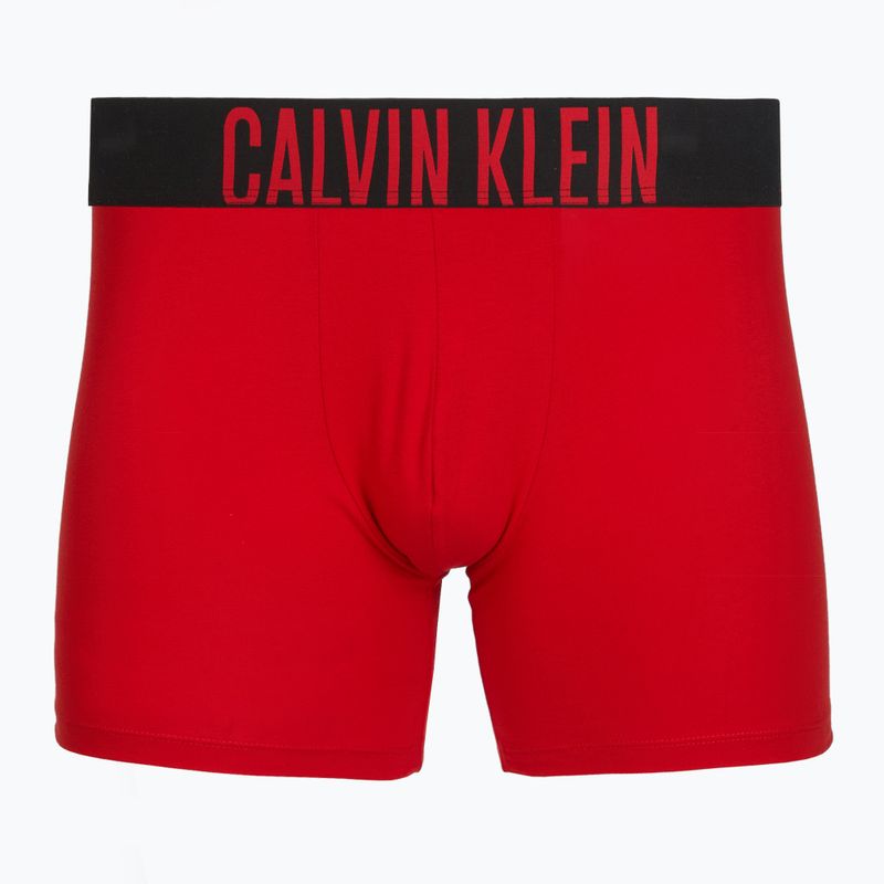 Boxershorts Calvin Klein 000NB3609A Boxer Brief 3 pairs oatmeal/aged redwood/bright turquoise 4
