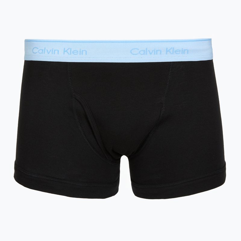 Boxershorts Calvin Klein LV00NB1897 Trunk 5 pairs of black bodies with black/misty grey/purple 2