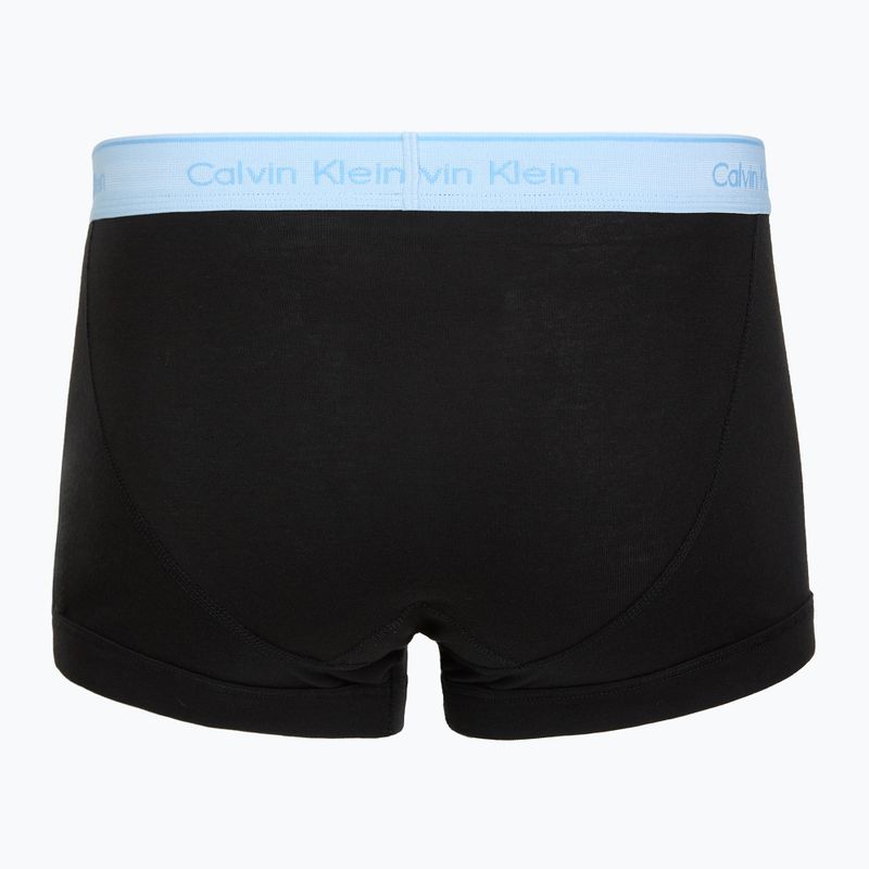 Boxershorts Calvin Klein LV00NB1897 Trunk 5 pairs of black bodies with black/misty grey/purple 3