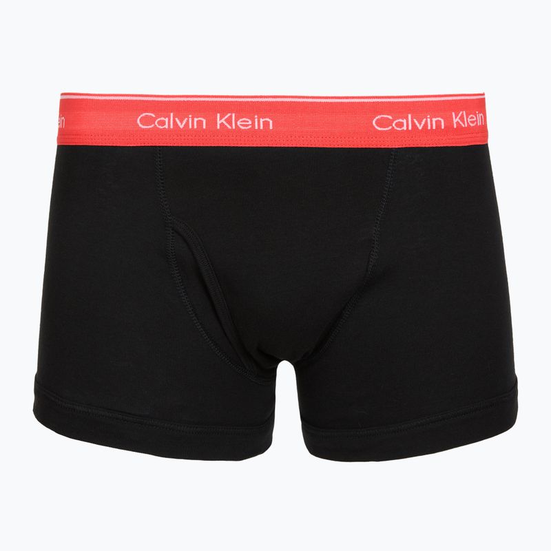 Boxershorts Calvin Klein LV00NB1897 Trunk 5 pairs of black bodies with black/misty grey/purple 5