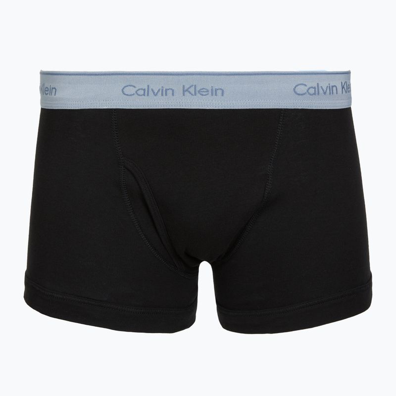 Boxershorts Calvin Klein LV00NB1897 Trunk 5 pairs of black bodies with black/misty grey/purple 6