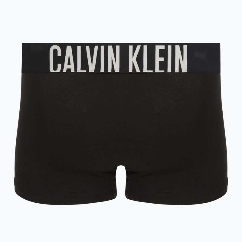 Herren-Boxershorts Calvin Klein 000NB3608A Trunk 3 Paar schwarz mit Haferflocken-Logo/schwarz mit Age 5