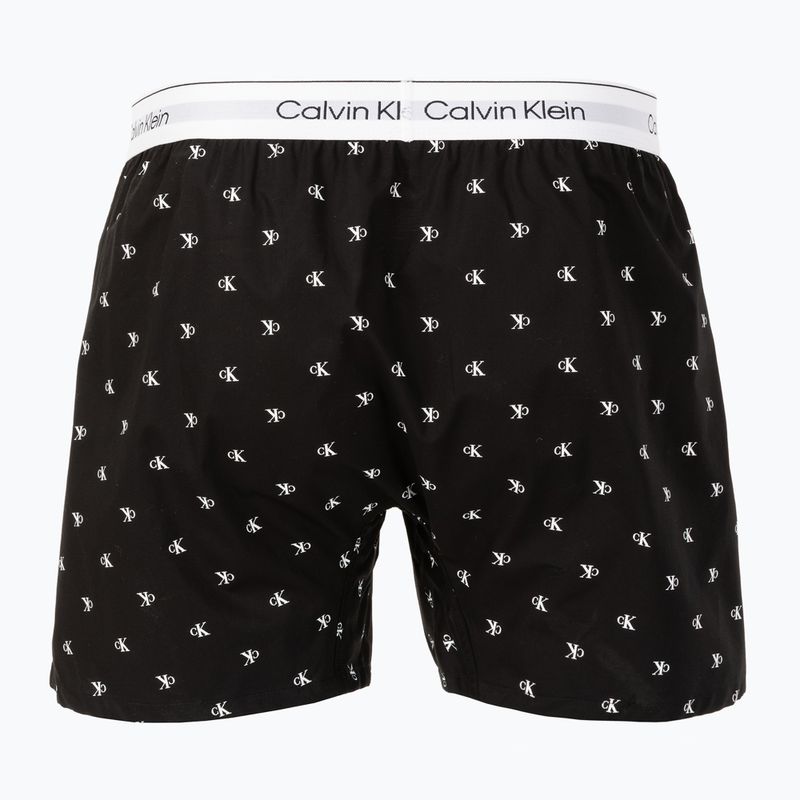 Boxershorts Calvin Klein LV00NM2831 Boxer Trad diamond logo black 2
