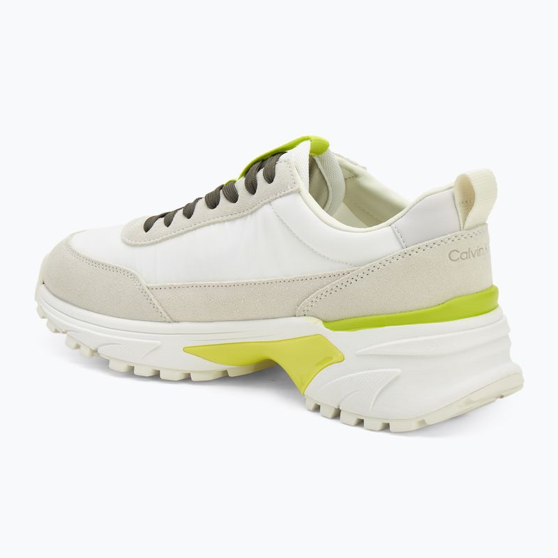 Damenschuhe Calvin Klein YW0YW02075 Hike Runner MG Nylon Mix bright white/primrose/beluga 3
