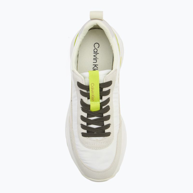 Damenschuhe Calvin Klein YW0YW02075 Hike Runner MG Nylon Mix bright white/primrose/beluga 5