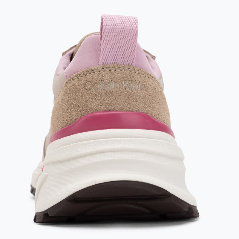 Damenschuhe Calvin Klein YW0YW02075 Hike Runner MG Nylon Mix chateau/silver mink/pink 6