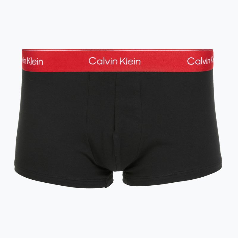Boxershorts Calvin Klein LV00NB4389 Low Rise Trunk 3er-Pack black/adrenaline rush/white/black 3