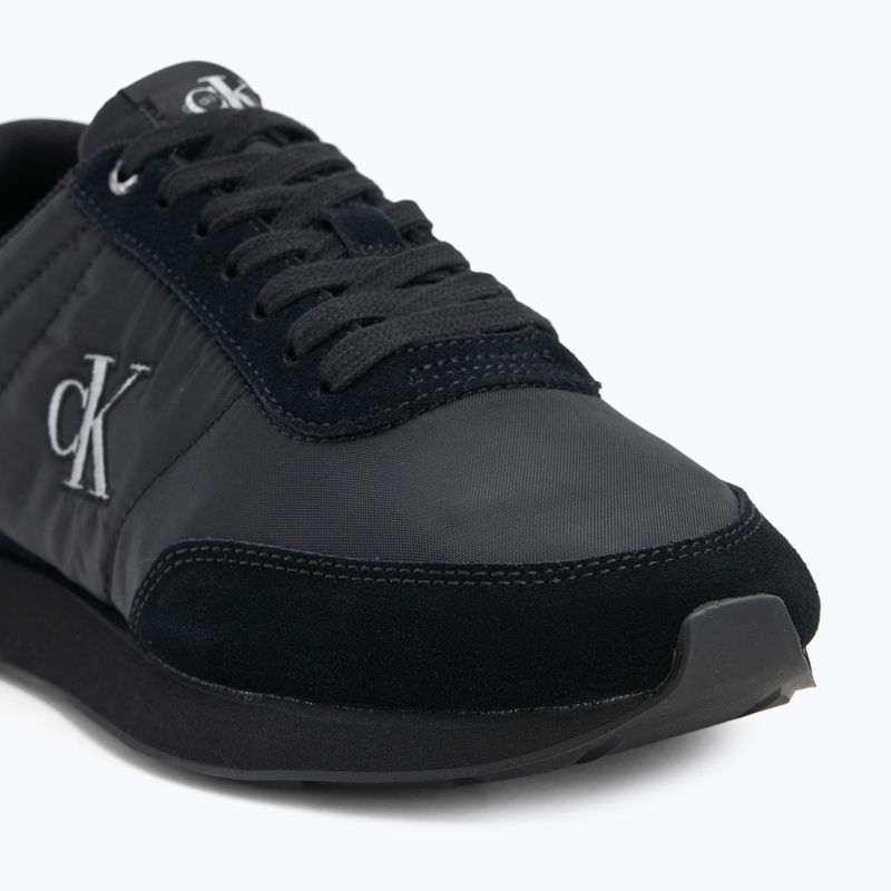 Herrenschuhe Calvin Klein YM0YM01361 Retro Runner Essential MIX MAT triple black 7